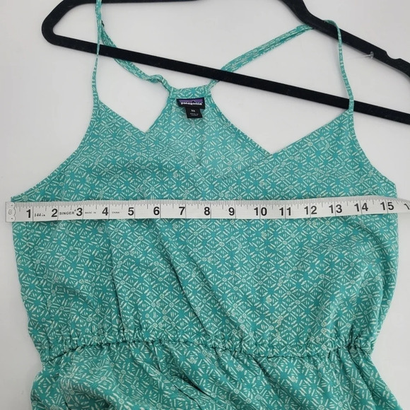 Patagonia womens midi lightweight recerback turquoise blue dress xsmall - Picture 9 of 10